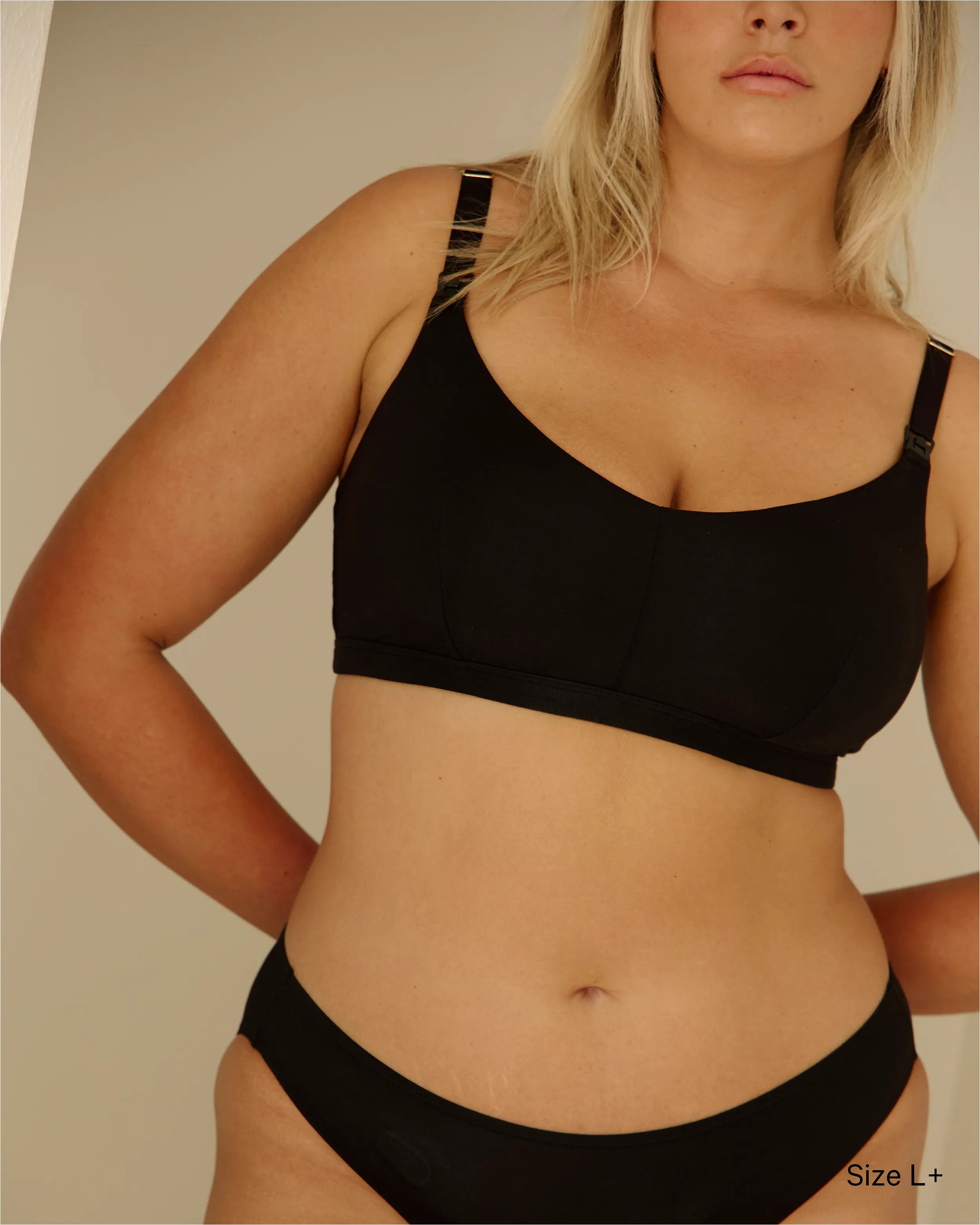 Lounge Nursing Bra - Black sold by Embrace product image thumbnail 5