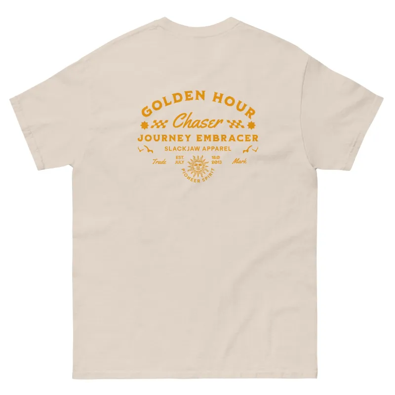 Golden Hour T Shirt - Bone sold by Slackjaw