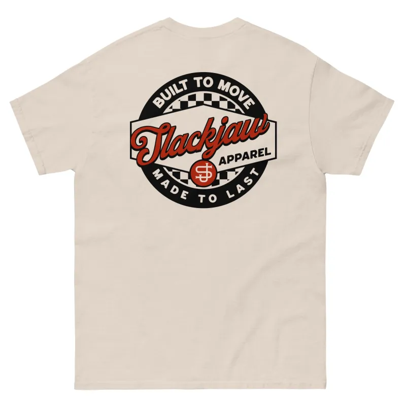Built to Move T Shirt - Bone sold by Slackjaw