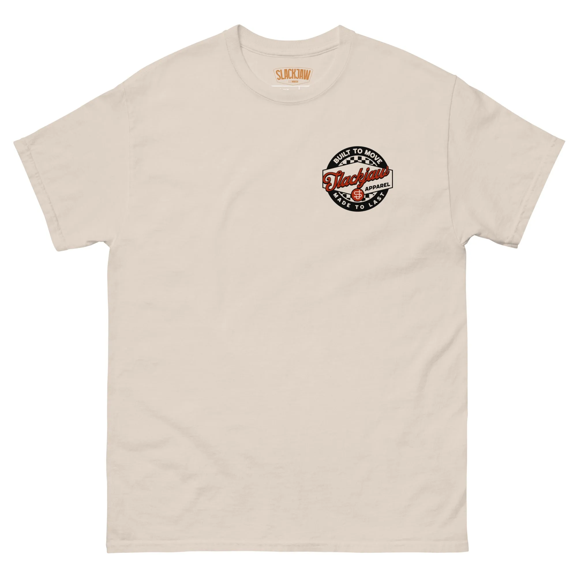Built to Move T Shirt - Bone sold by Slackjaw product image thumbnail 2