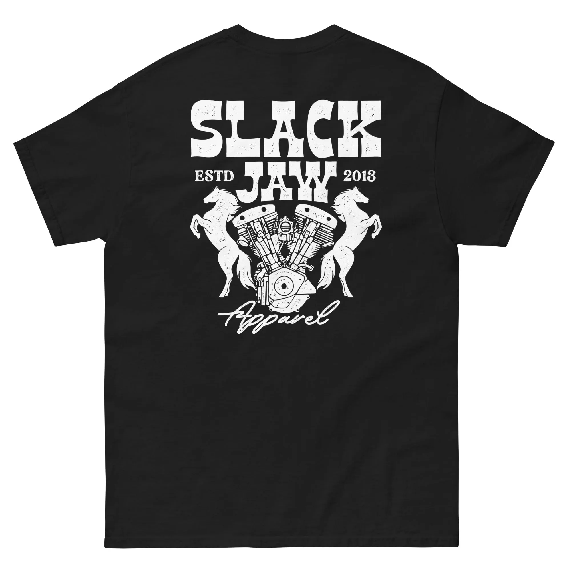 Horse Power T Shirt - Black sold by Slackjaw product image thumbnail 2