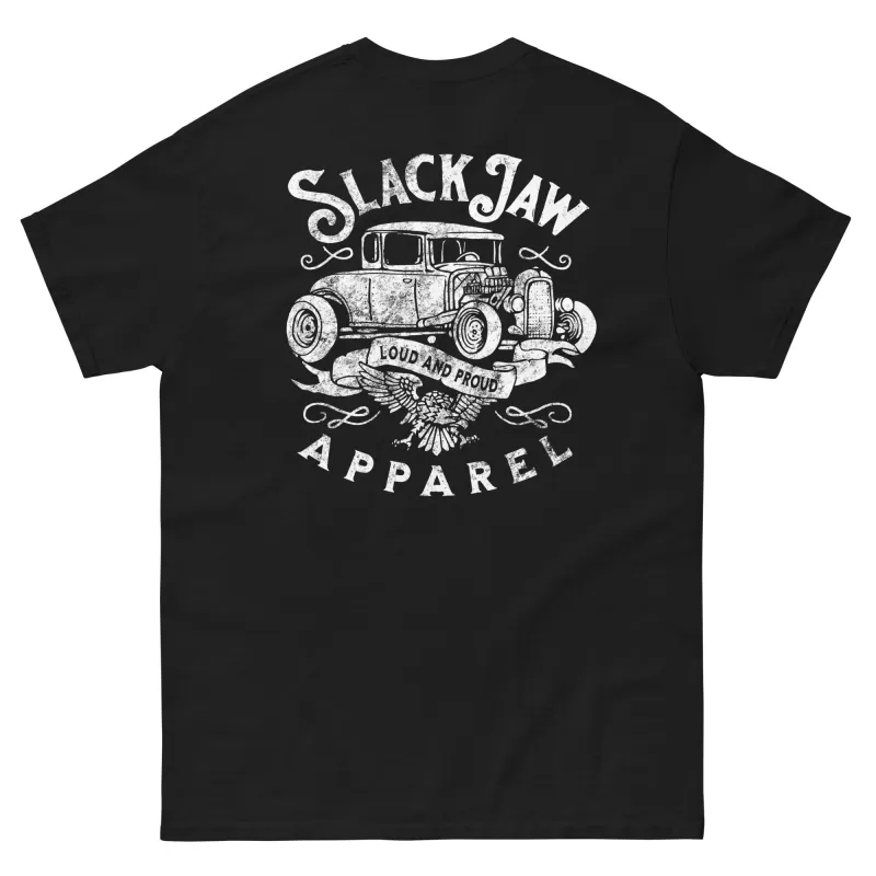 Loud & Proud T Shirt - Black sold by Slackjaw