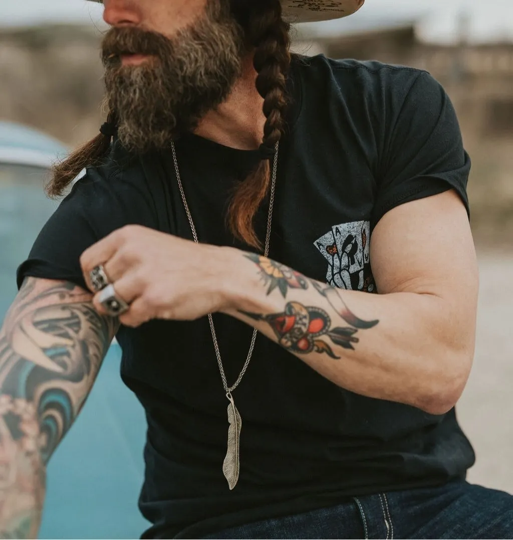 Aces High T Shirt - Black sold by Slackjaw product image thumbnail 4