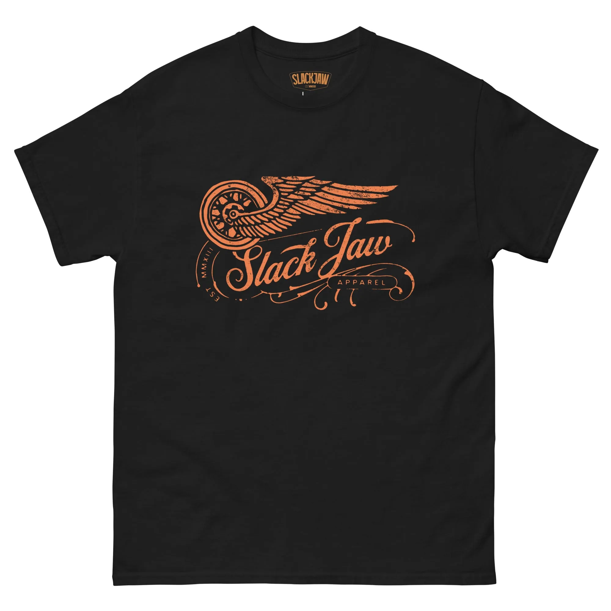 Rusty Wheels T Shirt - Black sold by Slackjaw