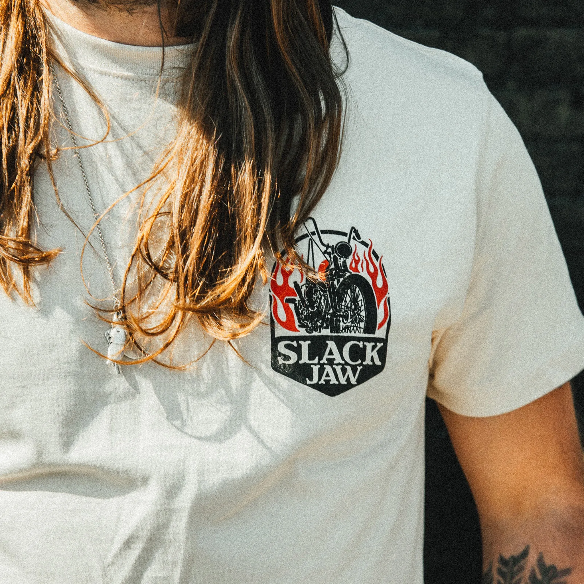 Good Vibrations T Shirt - Bone sold by Slackjaw product image thumbnail 3