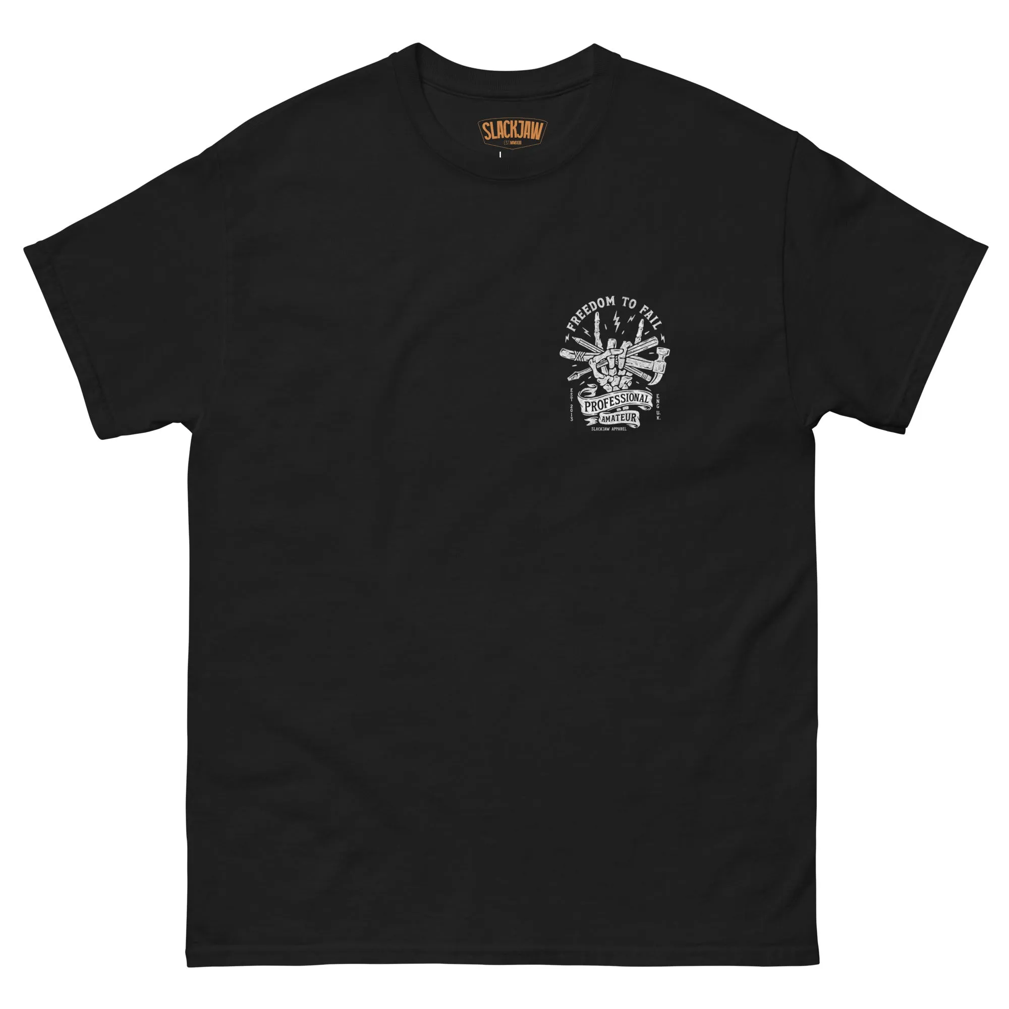 Freedom to Fail T Shirt - Black sold by Slackjaw product image thumbnail 2