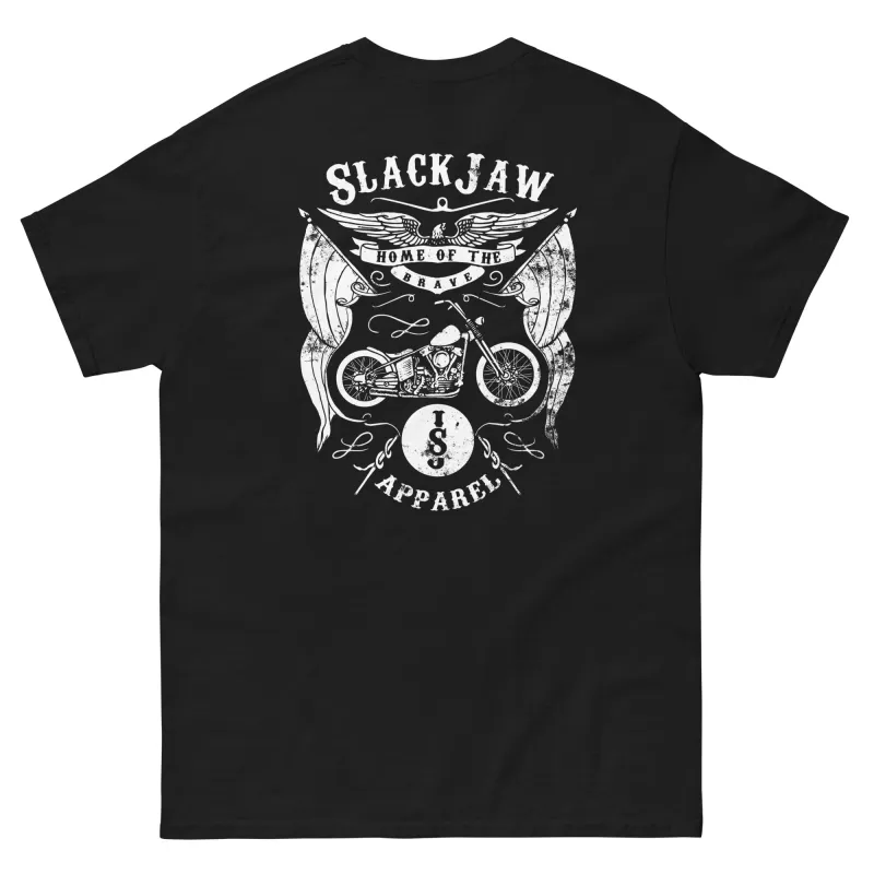 Home of the Brave T Shirt - Black sold by Slackjaw