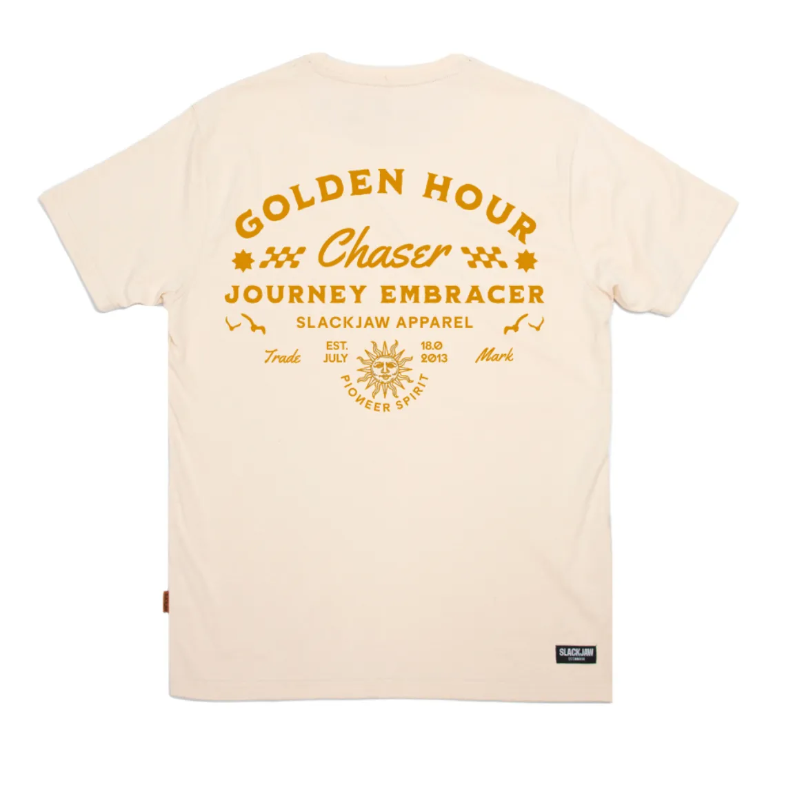 Golden Hour T Shirt - Bone sold by Slackjaw