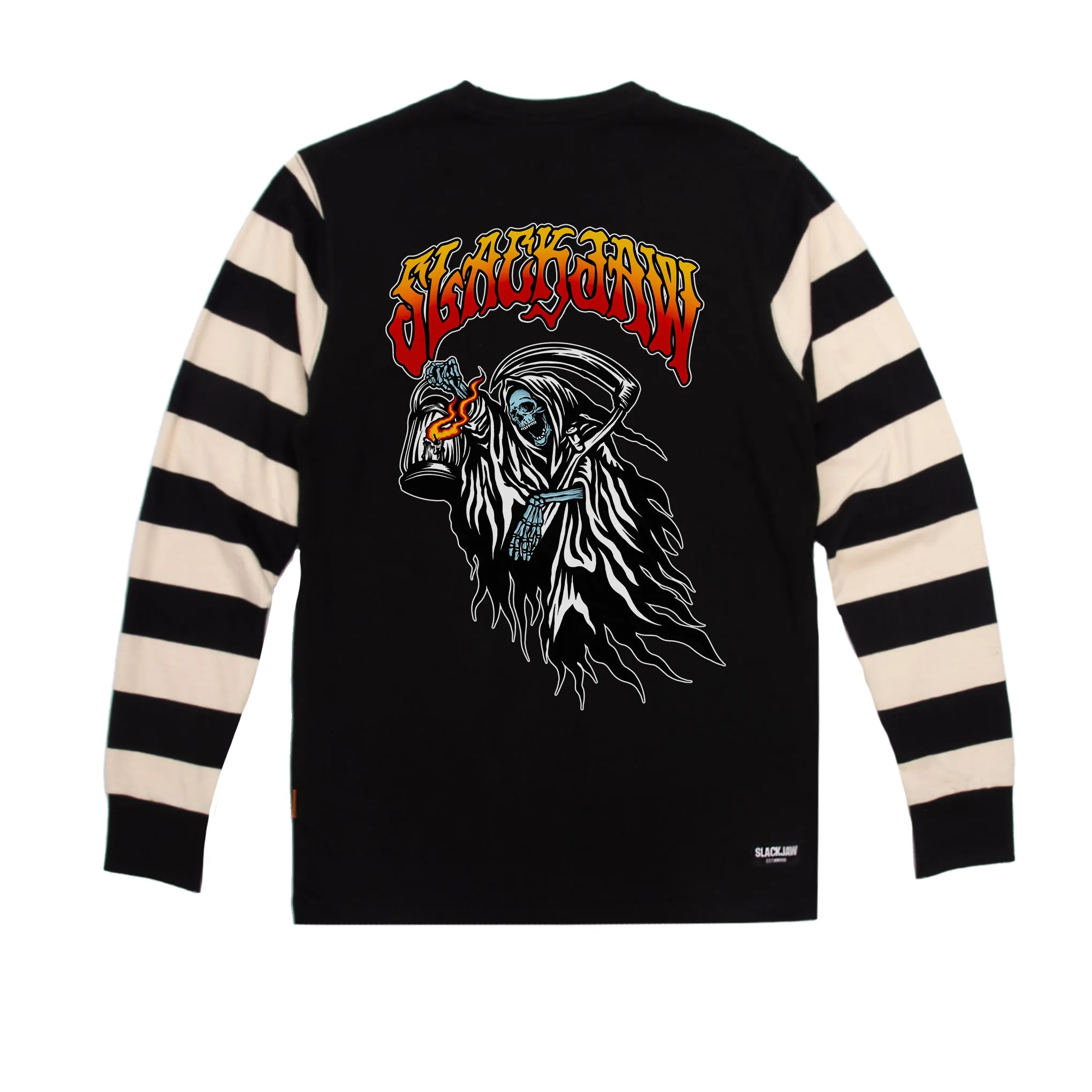 Breakout Reaper Long Sleeve T Shirt - Black/Bone sold by Slackjaw