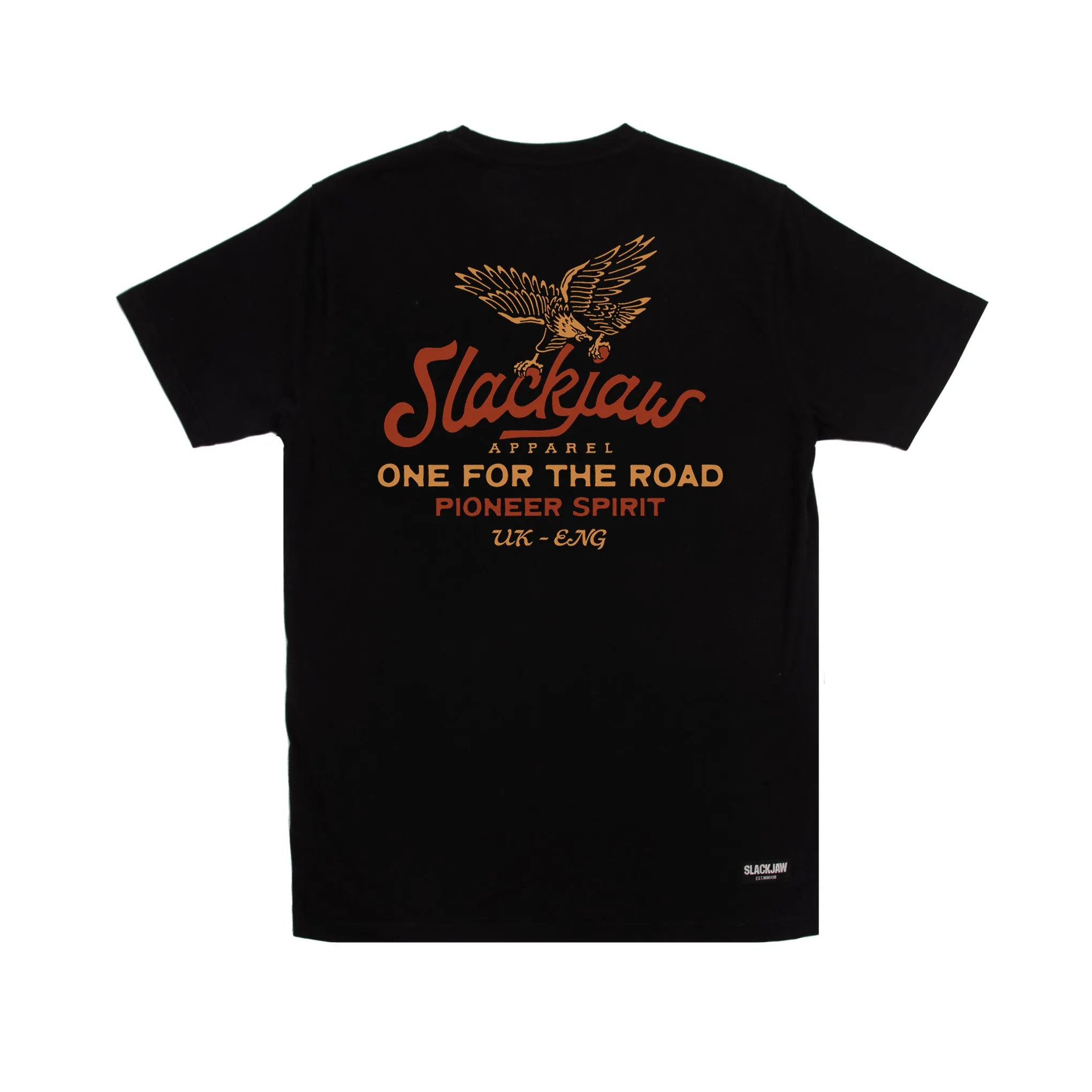 Pioneer T Shirt - Black sold by Slackjaw