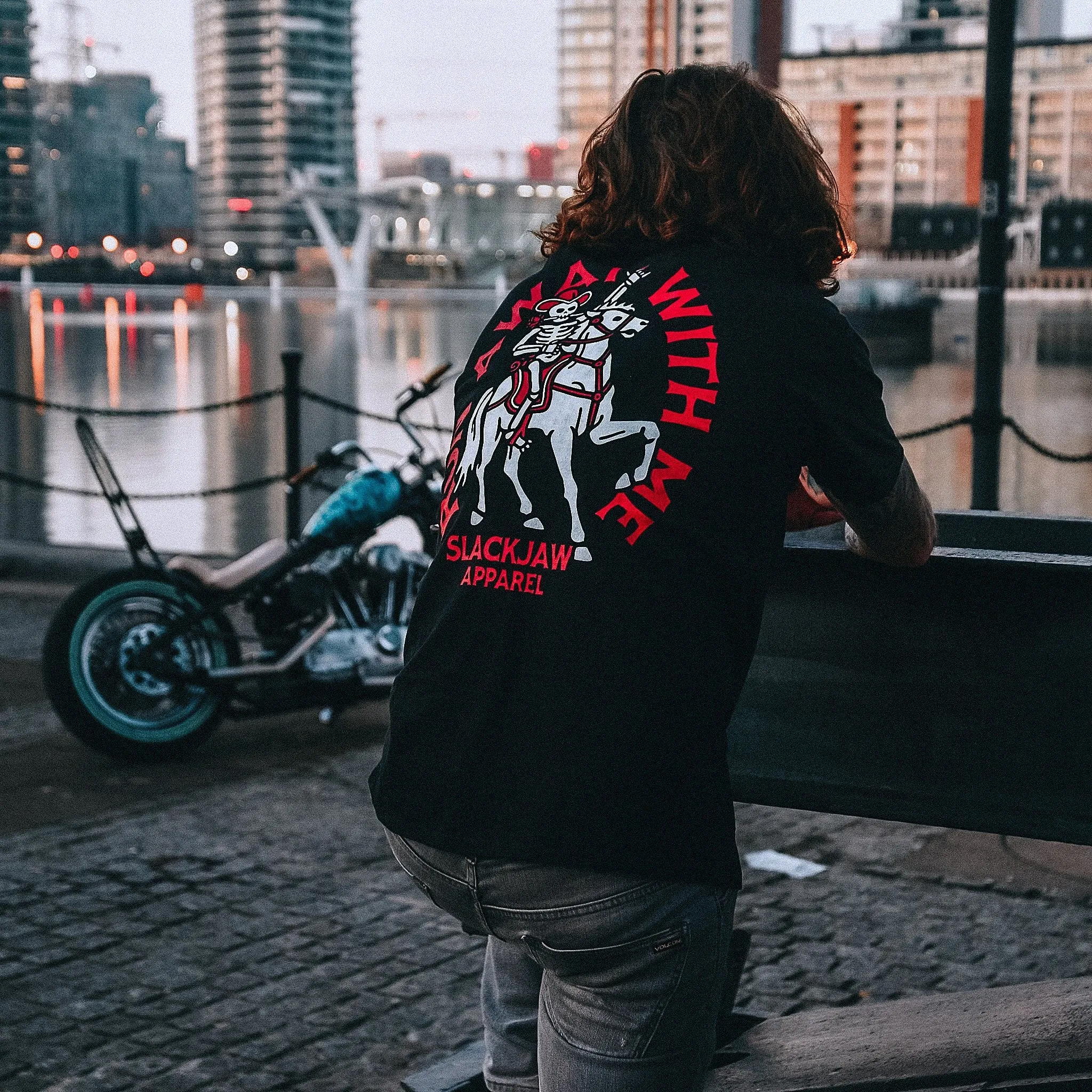 Run Away T Shirt - Black sold by Slackjaw product image thumbnail 2