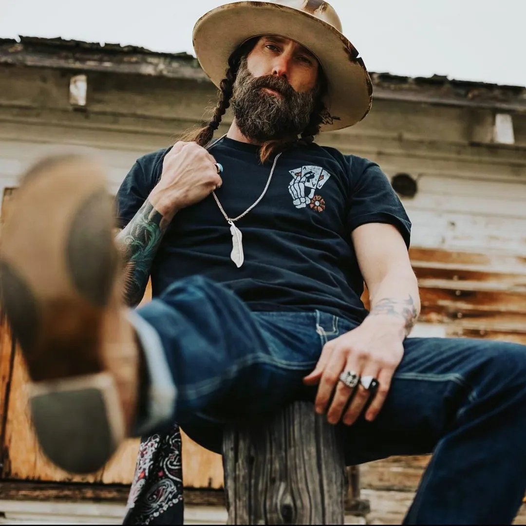 Aces High T Shirt - Black sold by Slackjaw product image thumbnail 3