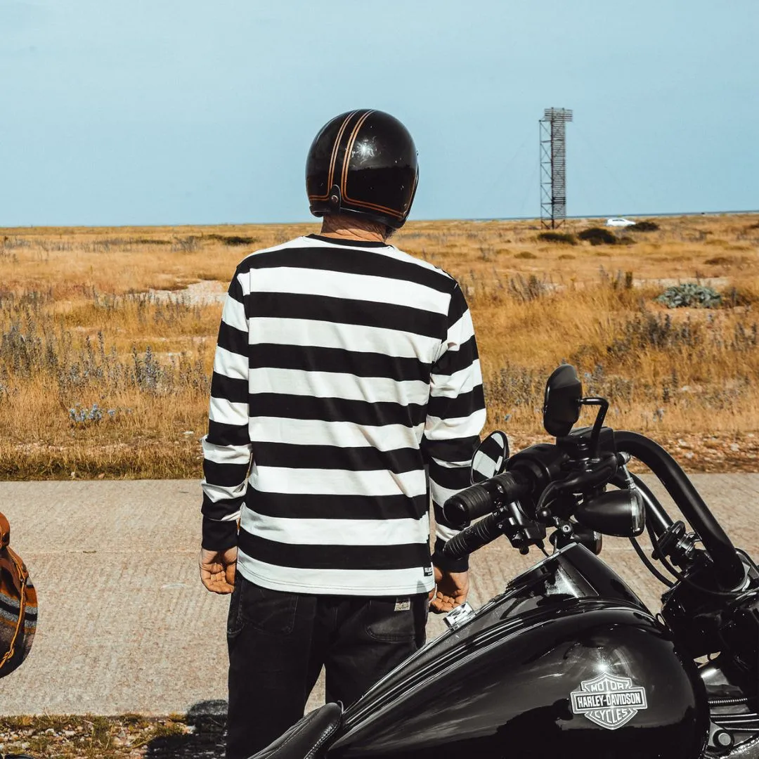 Breakout Long Sleeve T Shirt - Black/Bone sold by Slackjaw product image thumbnail 3