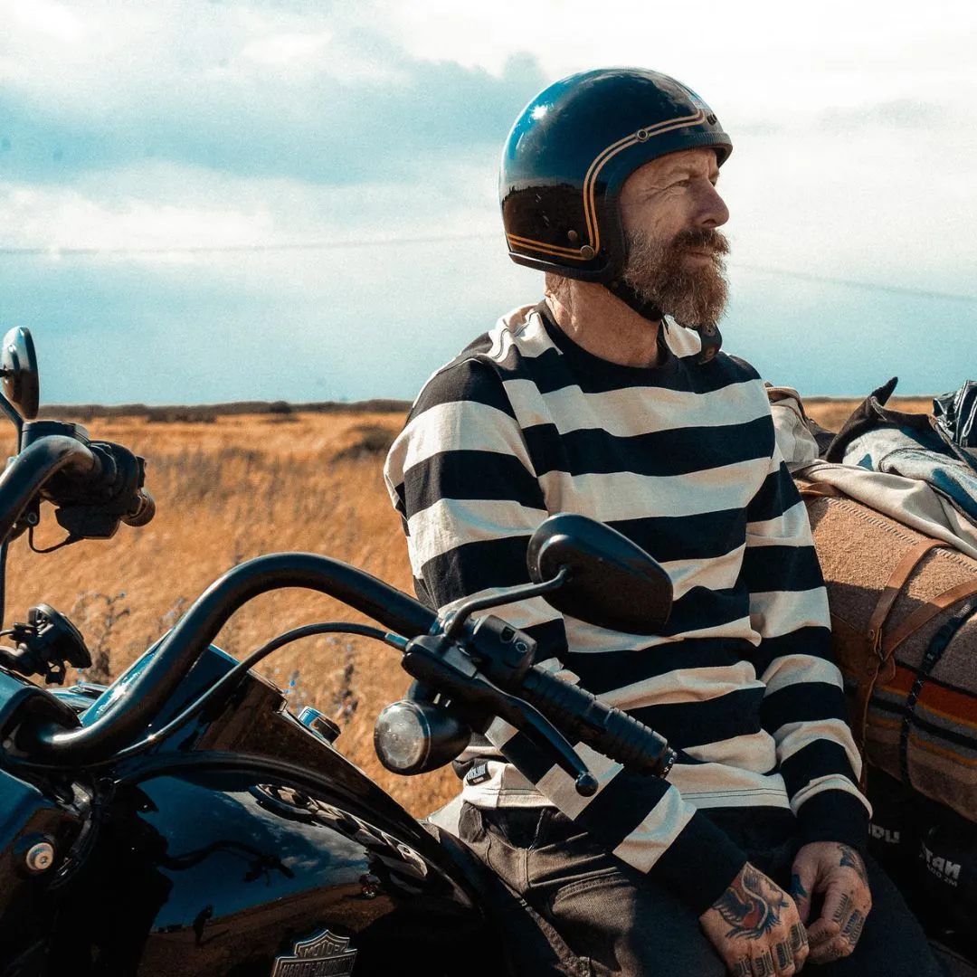 Breakout Long Sleeve T Shirt - Black/Bone sold by Slackjaw product image thumbnail 4