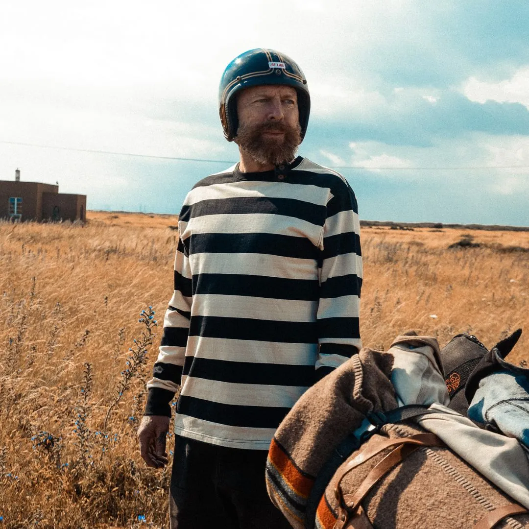 Breakout Long Sleeve T Shirt - Black/Bone sold by Slackjaw product image thumbnail 2