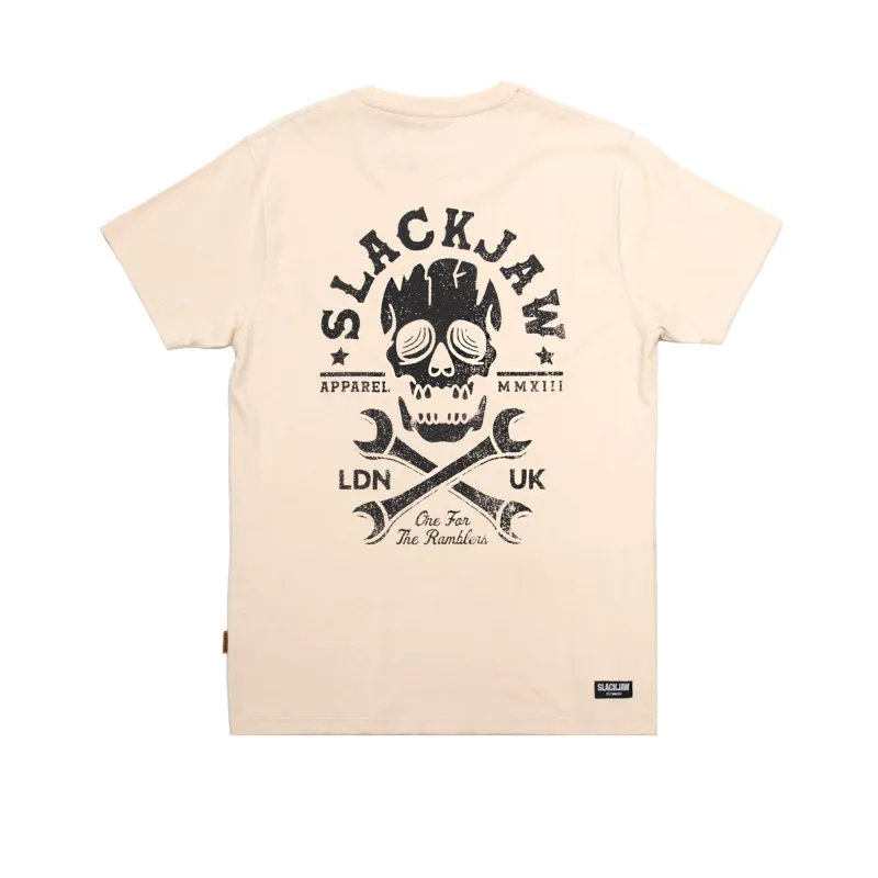 Death Valley T Shirt - Bone sold by Slackjaw