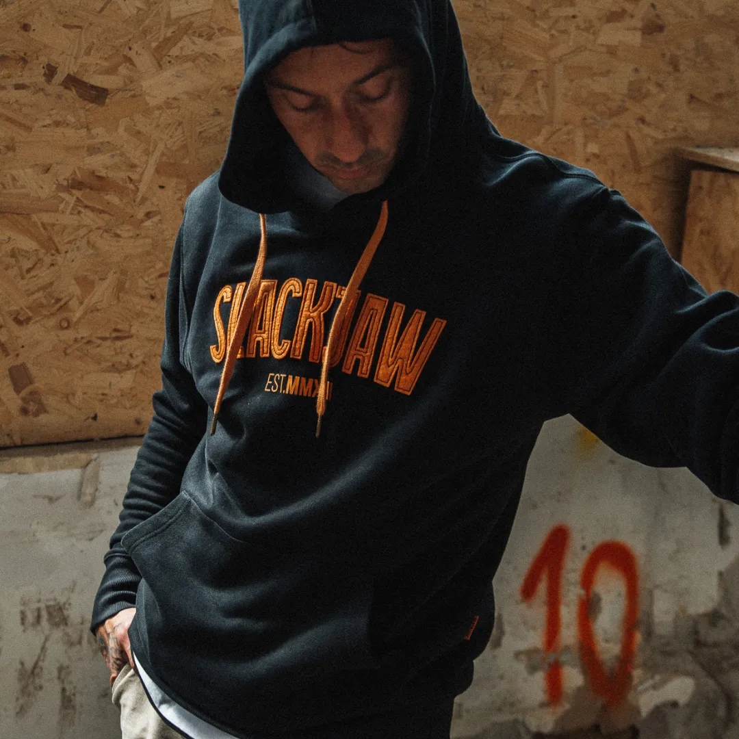 ICON Applique Hoody - Rust/Black sold by Slackjaw product image thumbnail 3