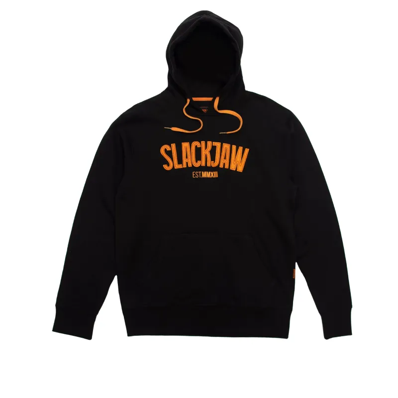 ICON Applique Hoody - Rust/Black sold by Slackjaw