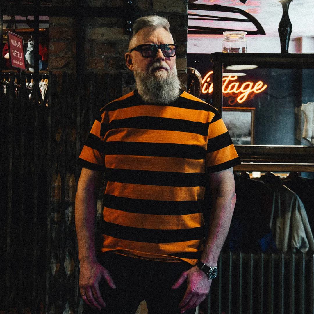 Breakout T Shirt - Black/Rust sold by Slackjaw product image thumbnail 2