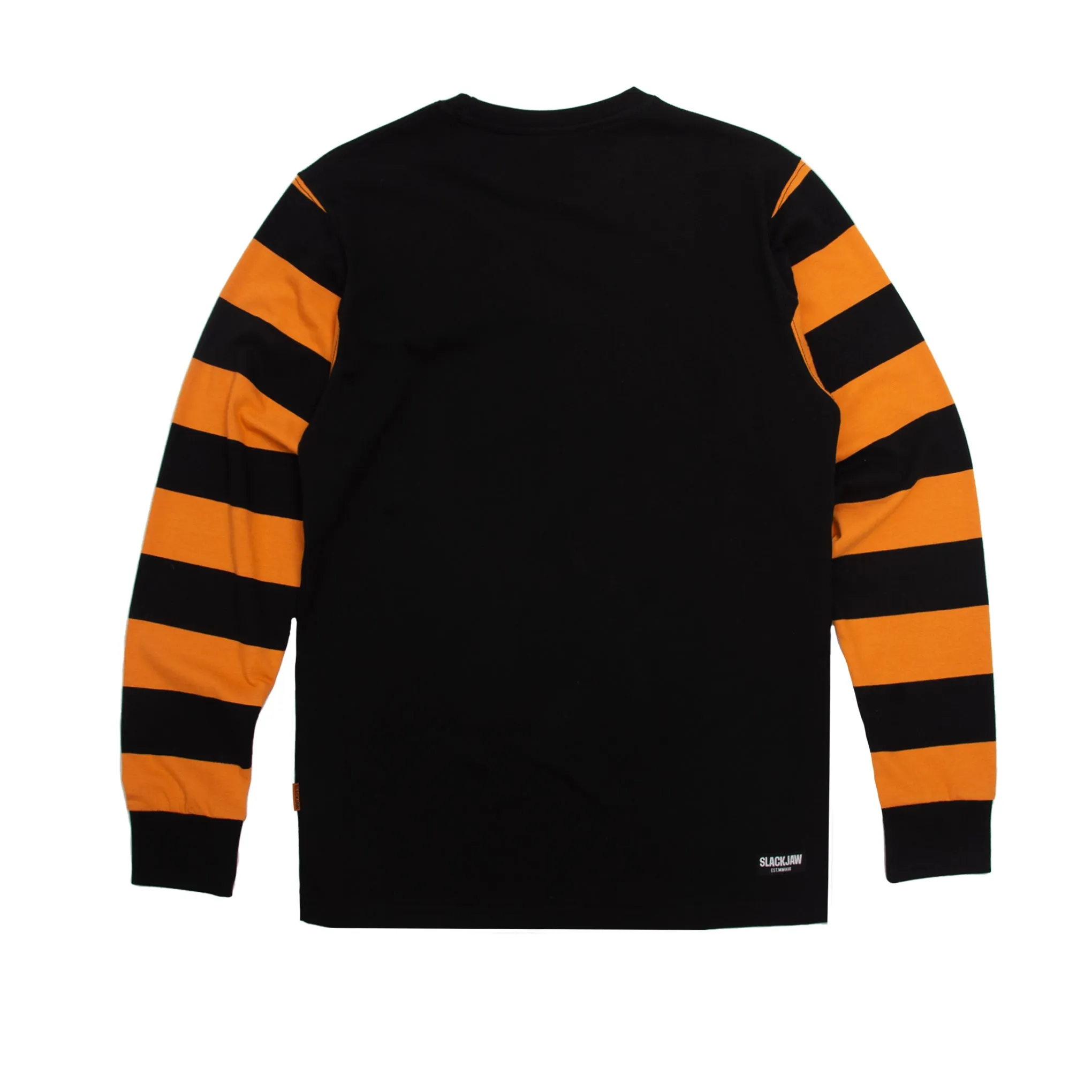 Essential Breakout Long Sleeve T Shirt - Black/Rust sold by Slackjaw product image thumbnail 3