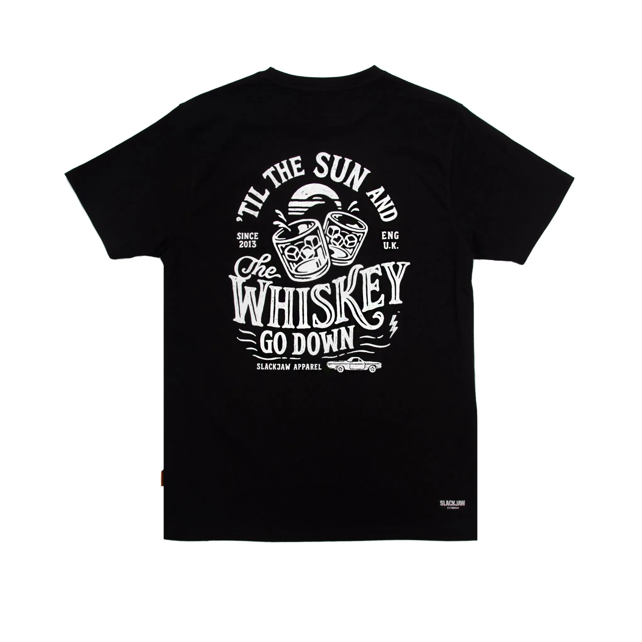 Whiskey Sunset T Shirt - Black sold by Slackjaw