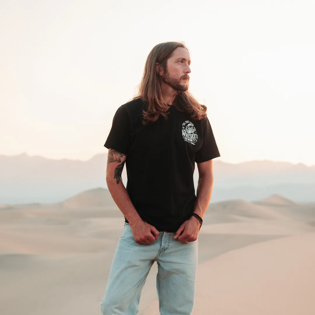 Whiskey Sunset T Shirt - Black sold by Slackjaw product image thumbnail 3