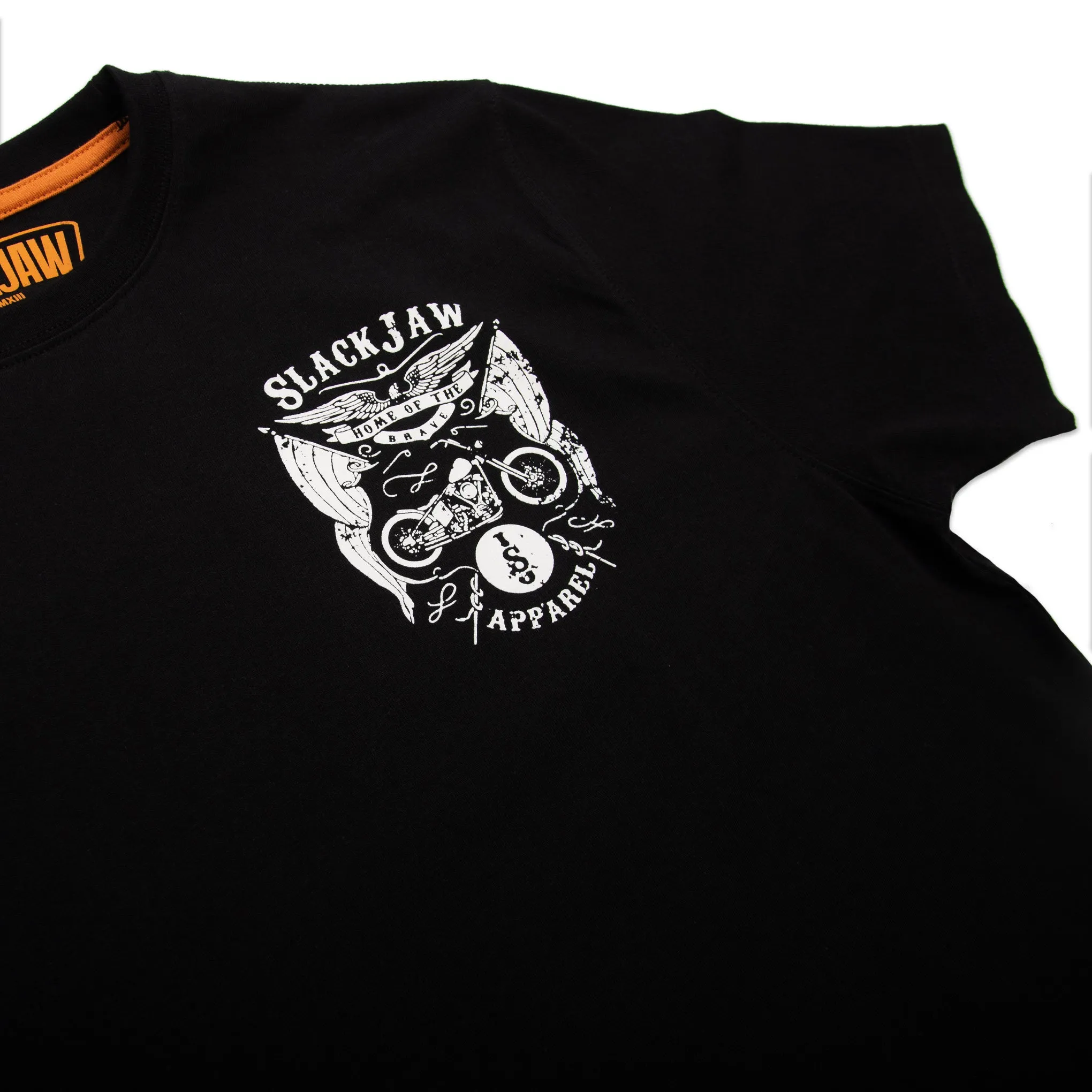 Home of the Brave T Shirt - Black sold by Slackjaw product image thumbnail 4