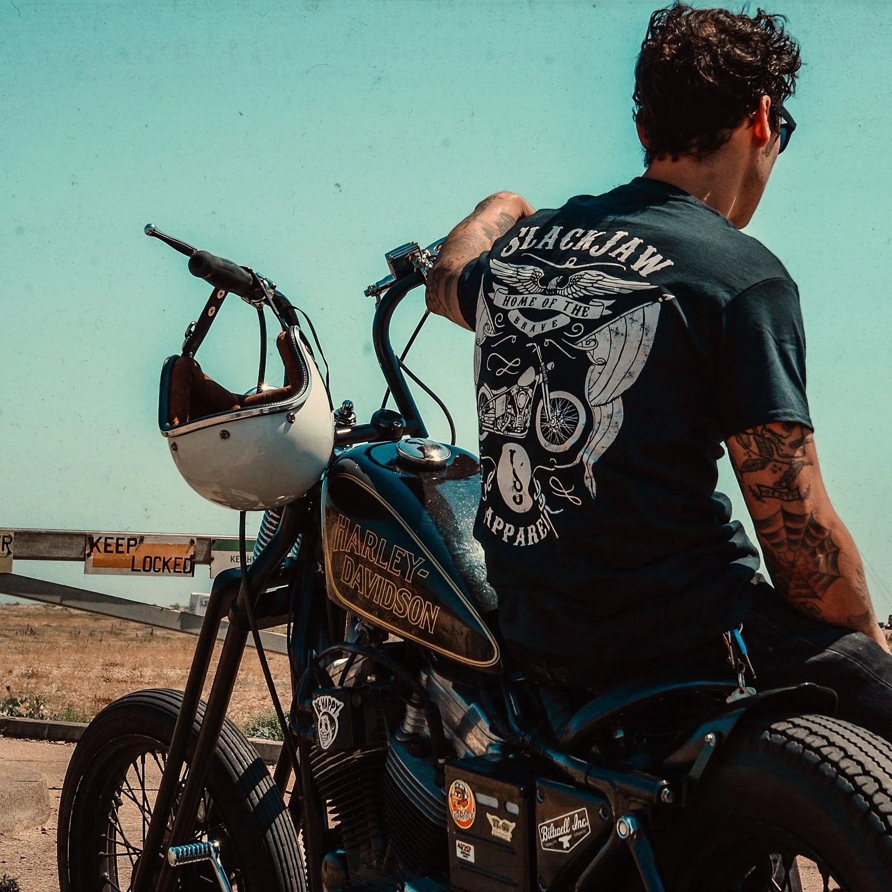 Home of the Brave T Shirt - Black sold by Slackjaw product image thumbnail 2