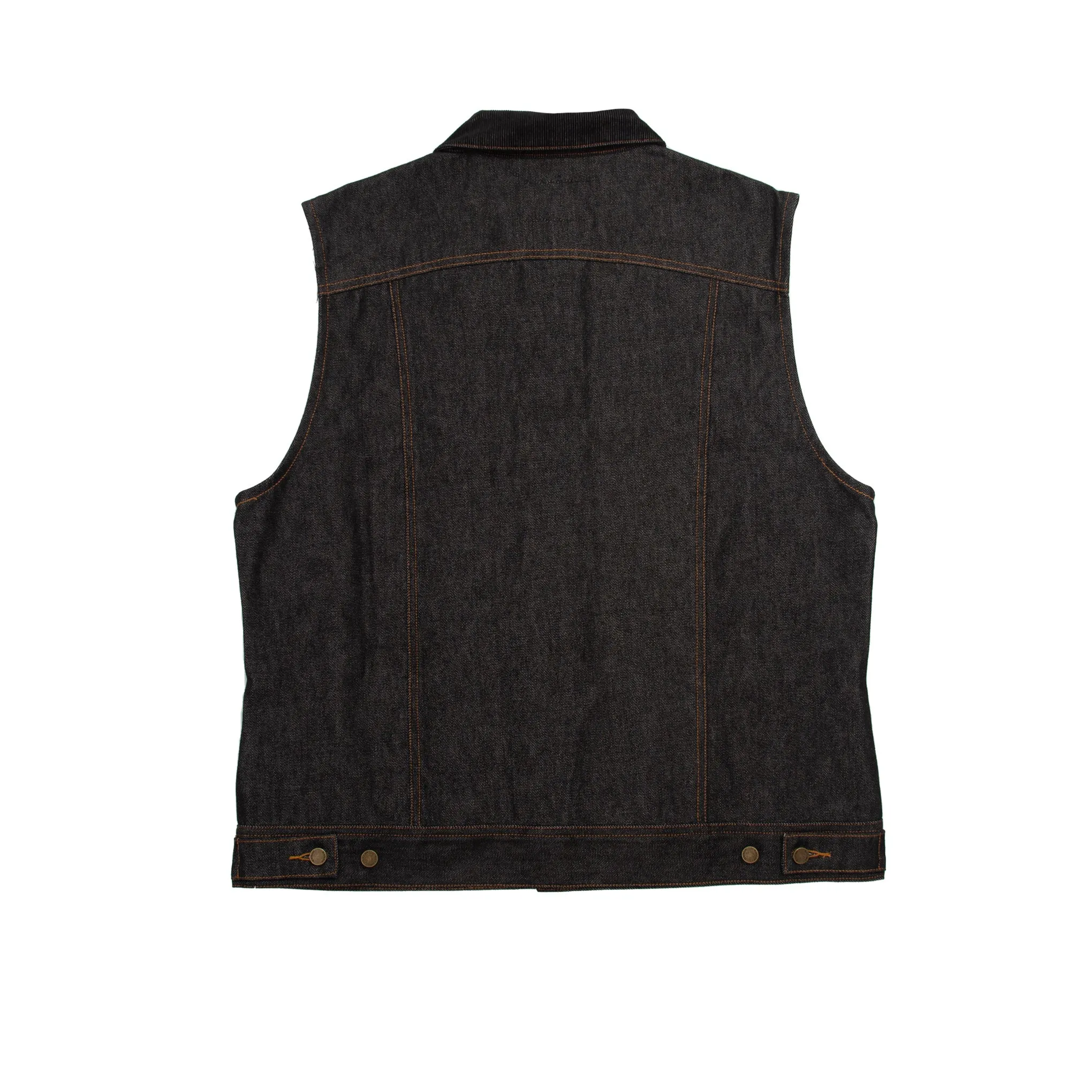 Slackjaw Raw Denim Vest - Navy sold by Slackjaw product image thumbnail 5