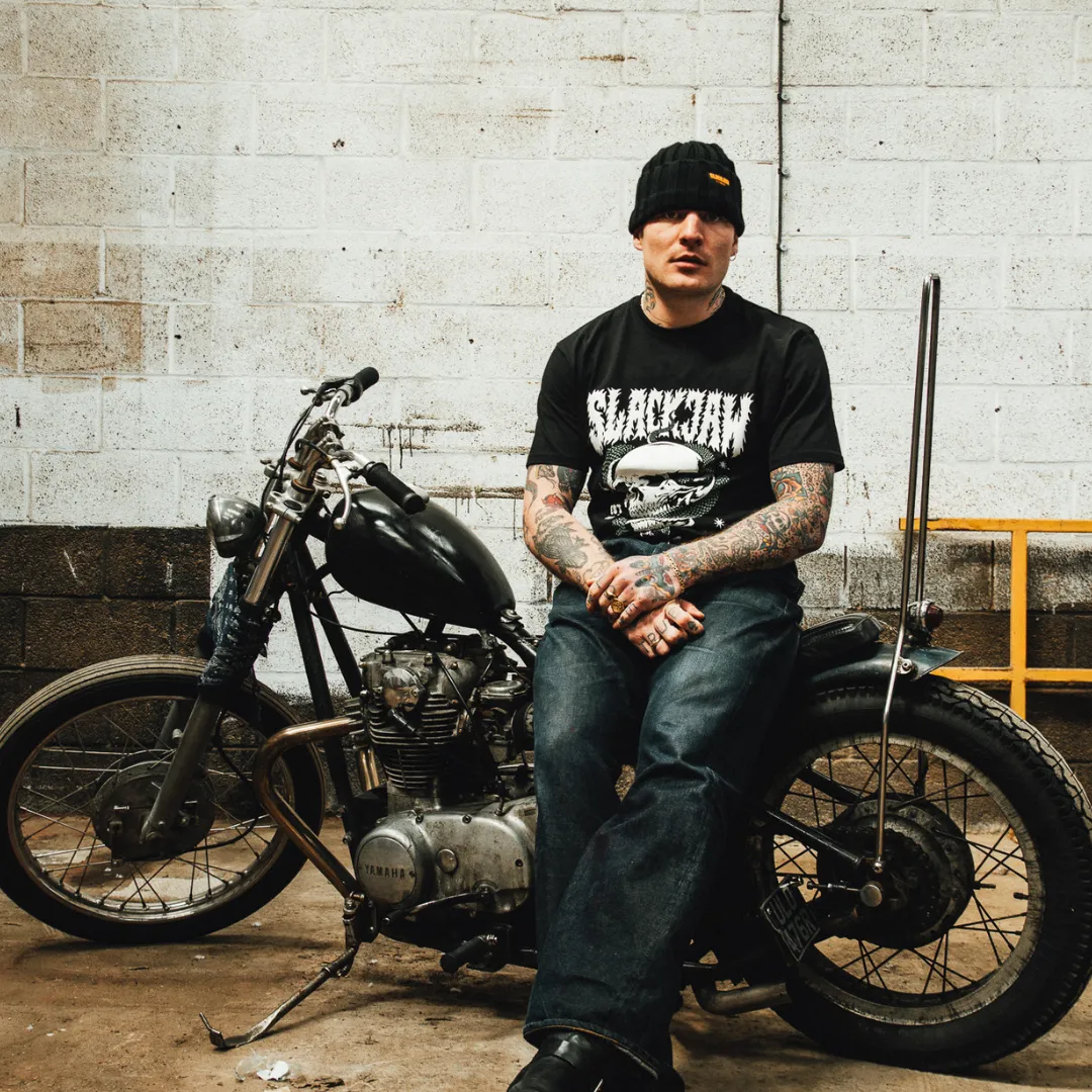 Snakeskull T Shirt - Black sold by Slackjaw product image thumbnail 2