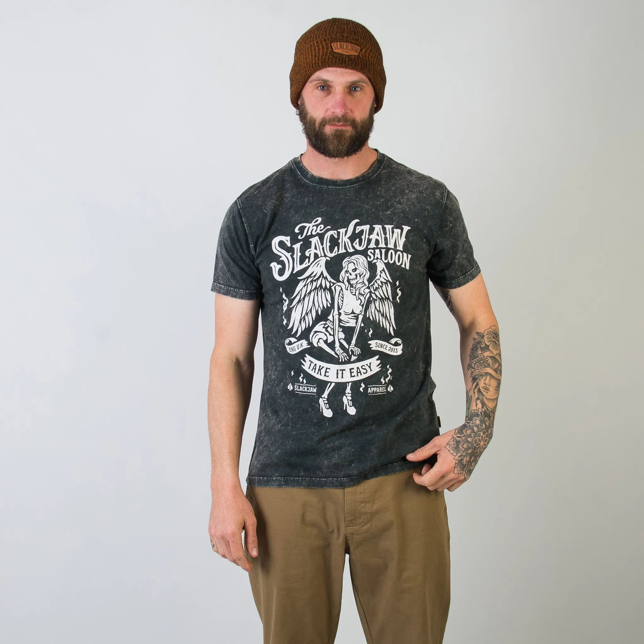 Saloon T Shirt - Vintage Black sold by Slackjaw product image thumbnail 2