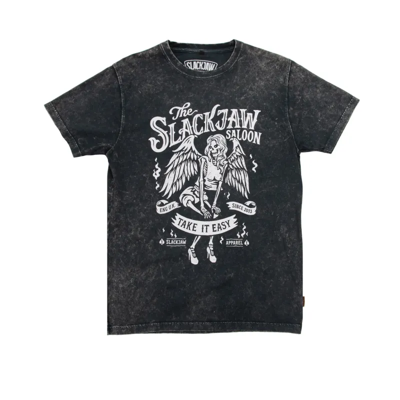 Saloon T Shirt - Vintage Black sold by Slackjaw