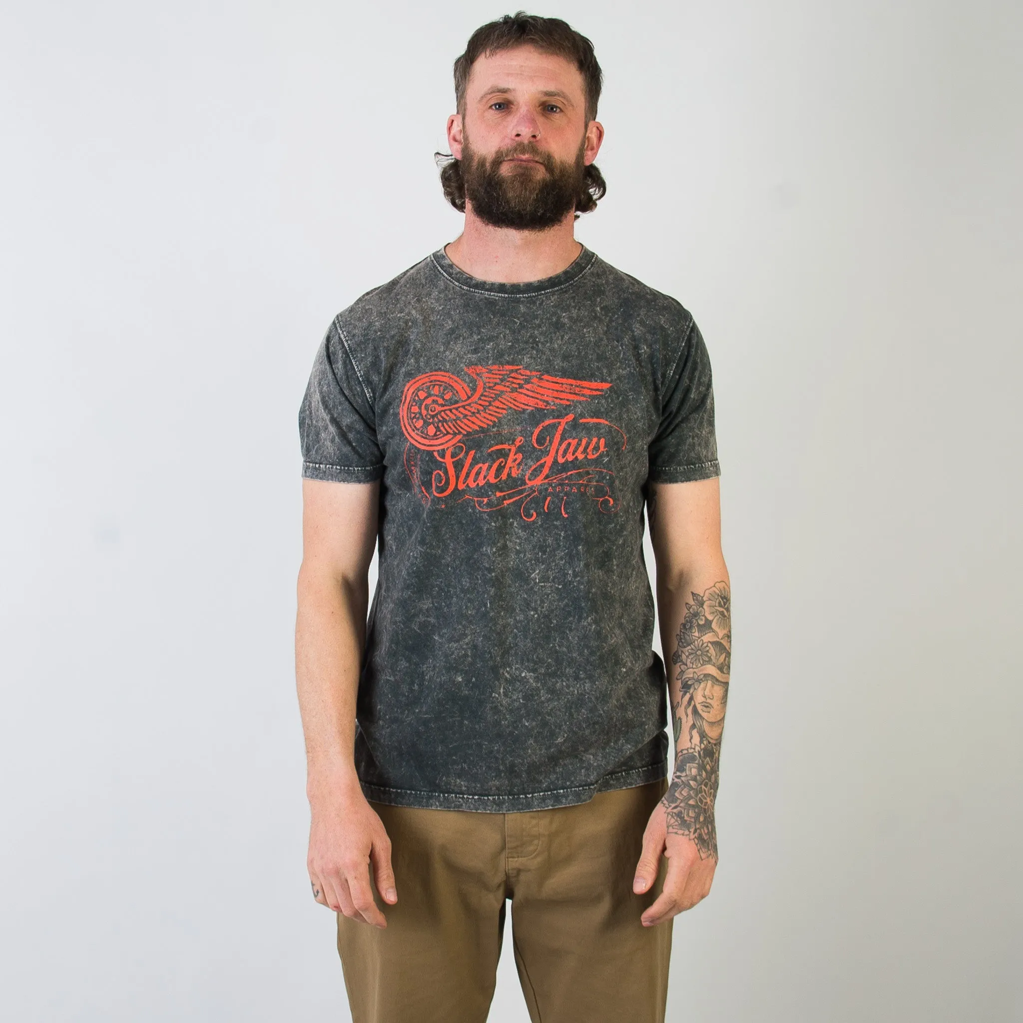Rusty Wheels T Shirt - Vintage Black sold by Slackjaw product image thumbnail 2