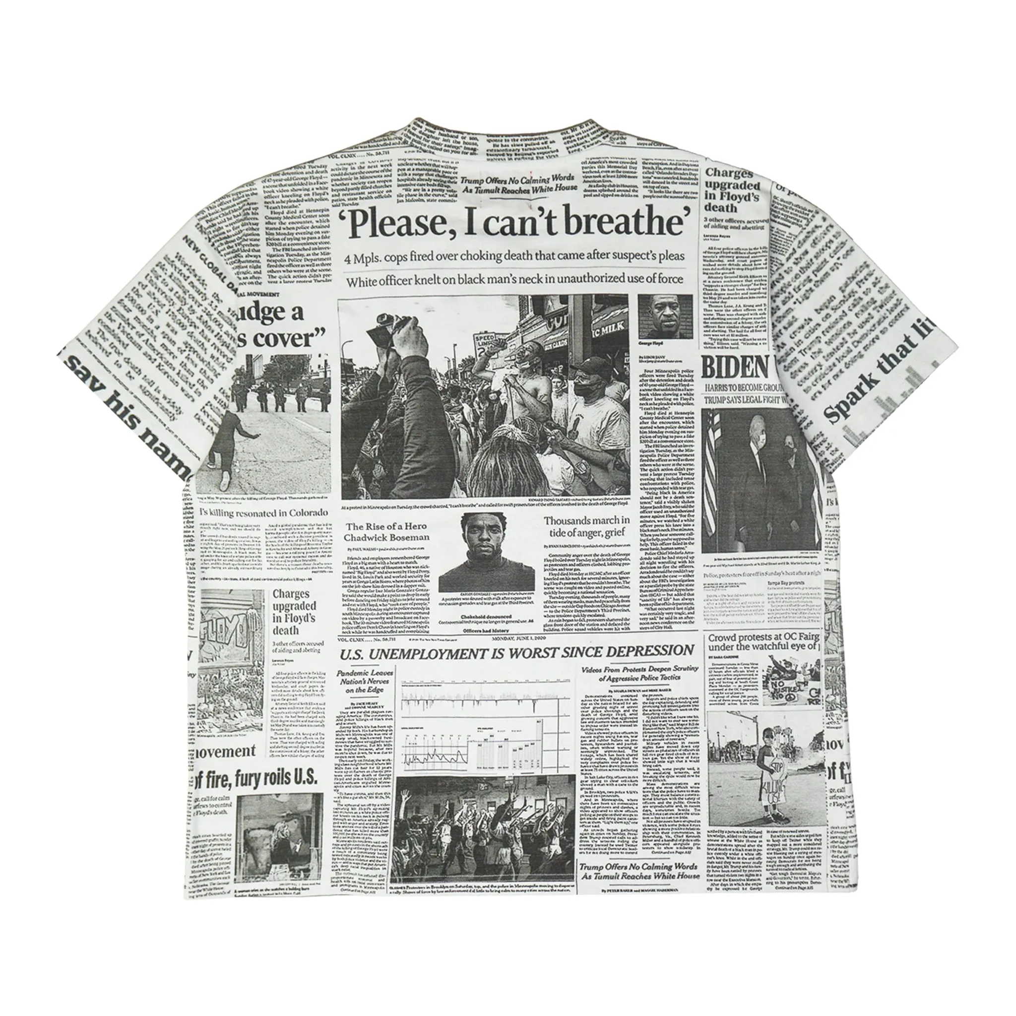 2020 Legacy Newspaper T-Shirt sold by Don’t Stall product image thumbnail 4
