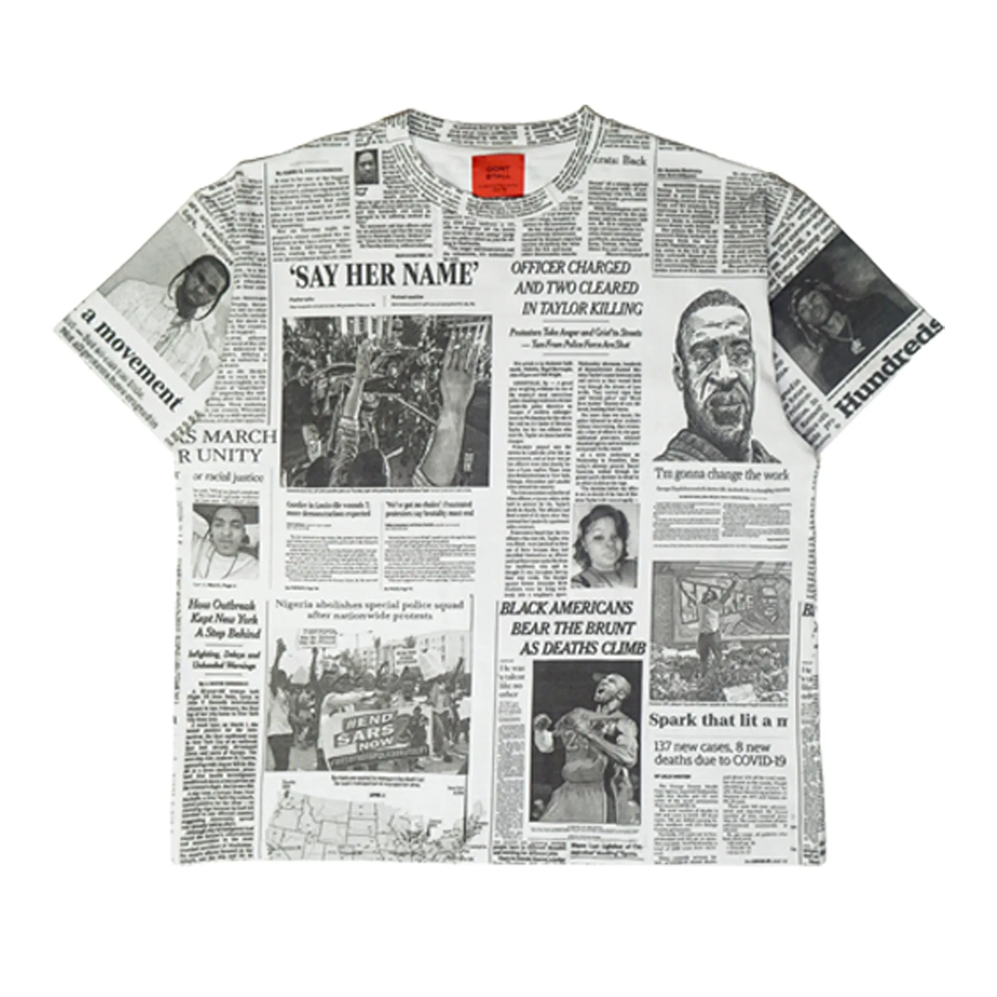 2020 Legacy Newspaper T-Shirt sold by Don’t Stall product image thumbnail 2
