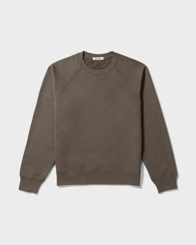 ASTER RAGLAN SWEATSHIRT - Clay sold by Body of Work