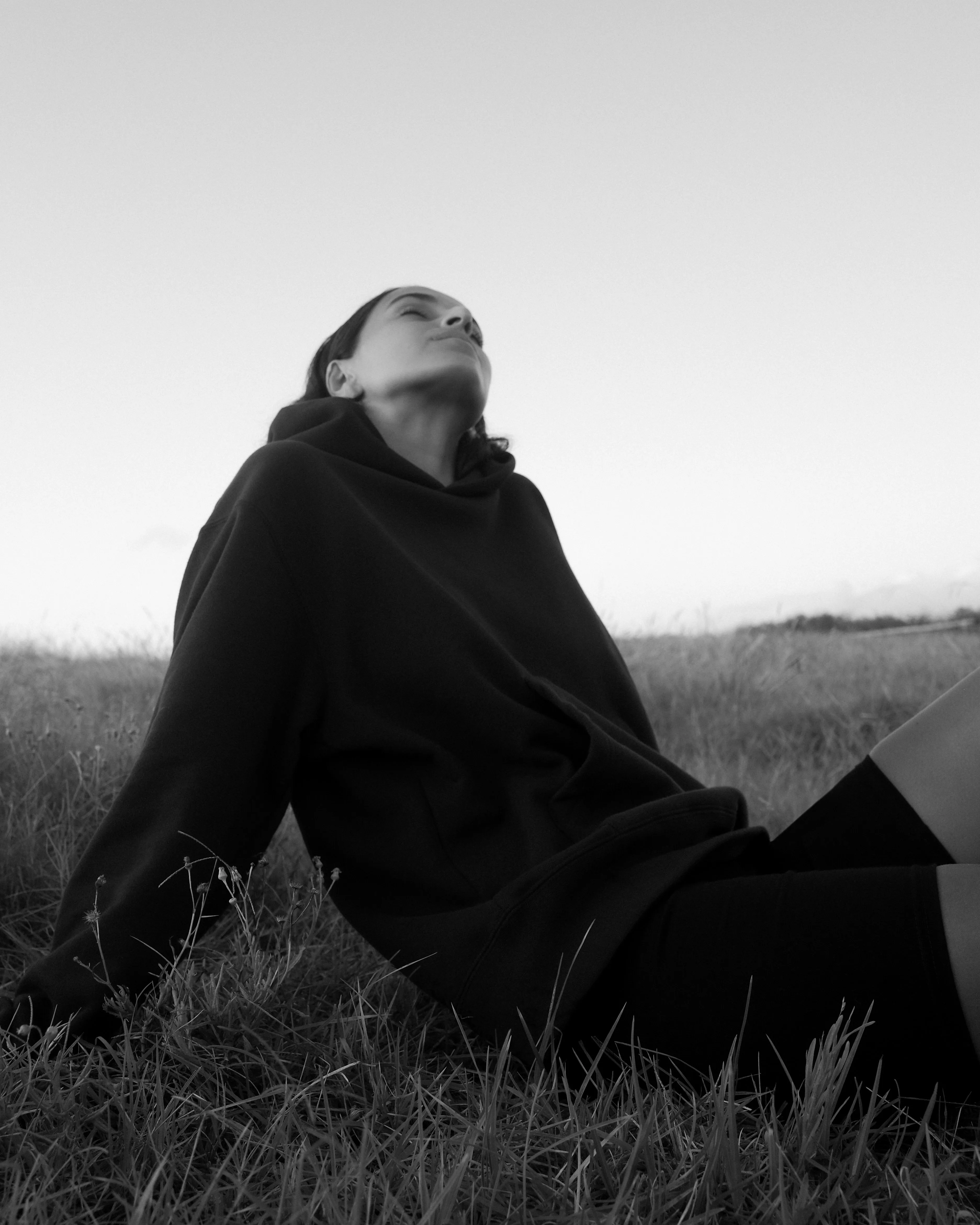 SENNA HOODED SWEATSHIRT - Shale Black sold by Body of Work product image thumbnail 2