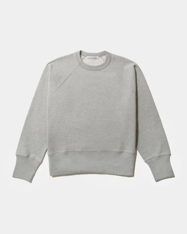 ASTER RAGLAN SWEATSHIRT - Sueded French Terry - Heather Grey sold by Body of Work