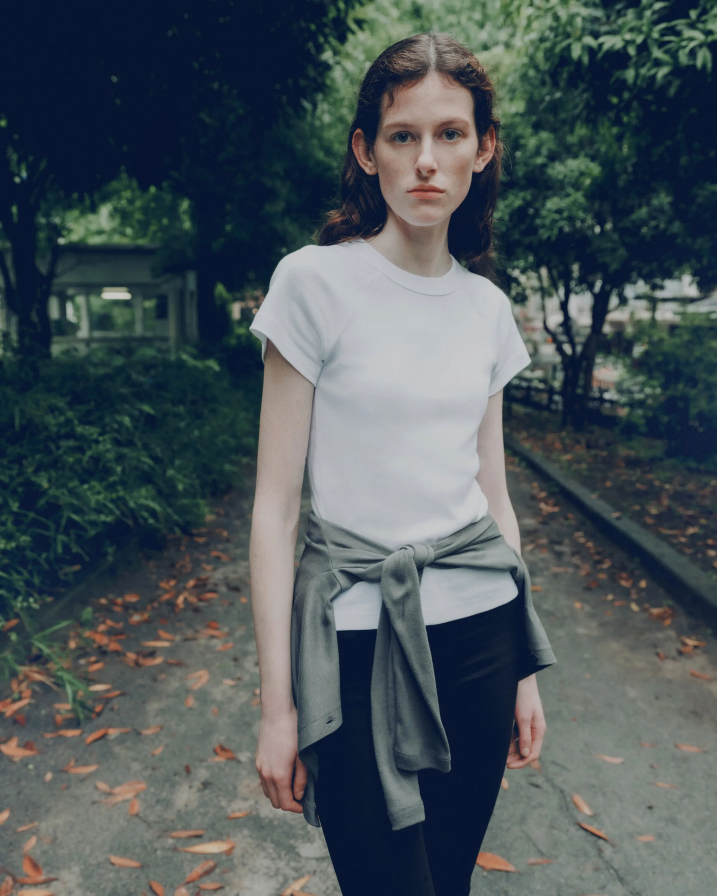 QUINCE SHORT SLEEVE T-SHIRT - Fine Rib Jersey - Heather Grey sold by Body of Work product image thumbnail 3