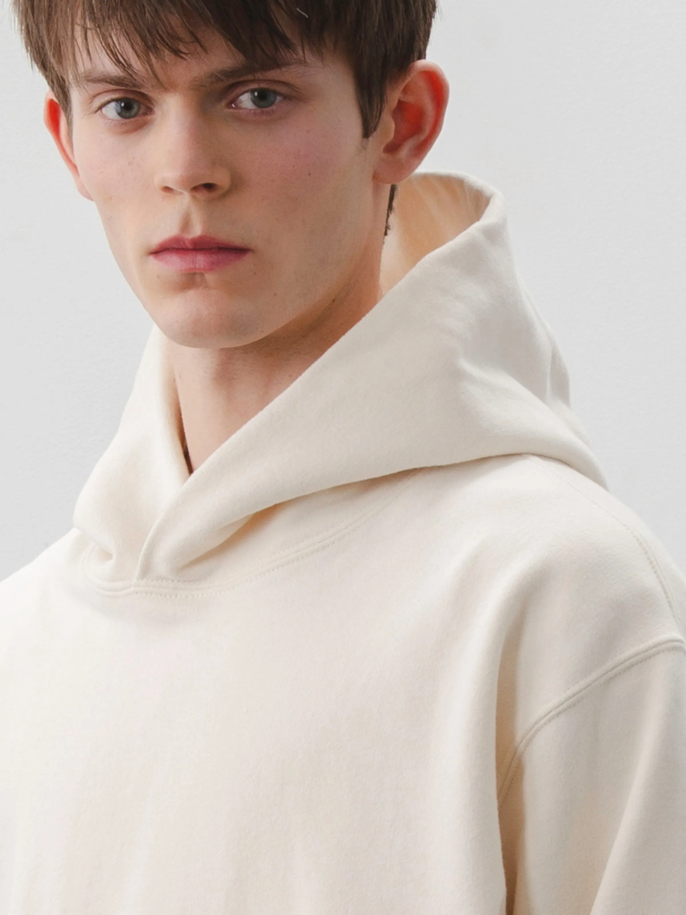 SENNA HOODED SWEATSHIRT - Sueded French Terry - Natural sold by Body of Work product image thumbnail 4