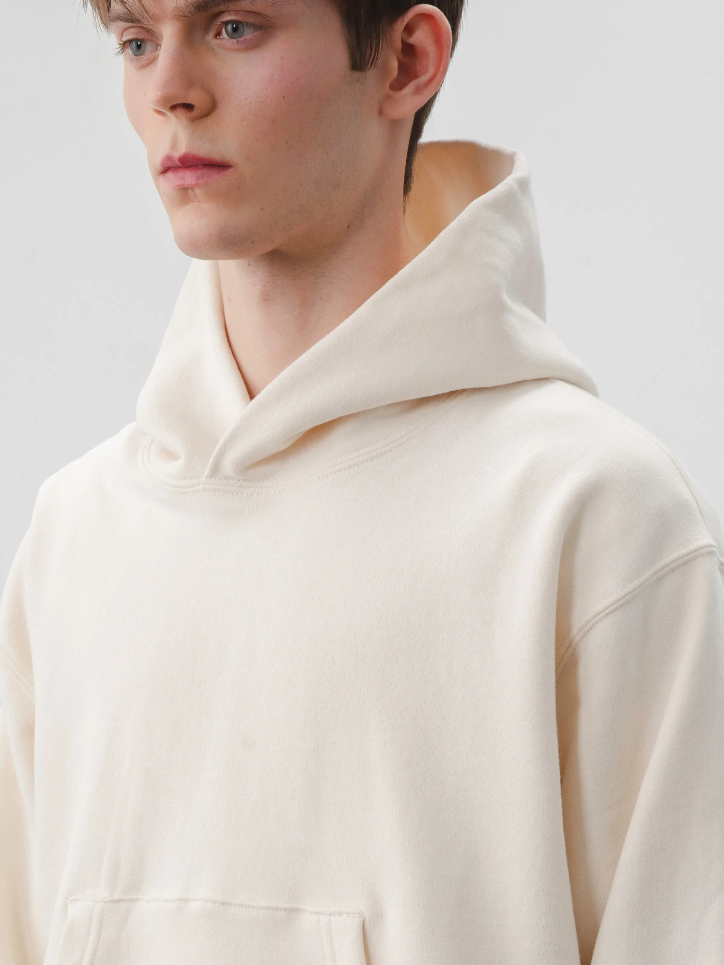 SENNA HOODED SWEATSHIRT - Sueded French Terry - Natural sold by Body of Work product image thumbnail 5