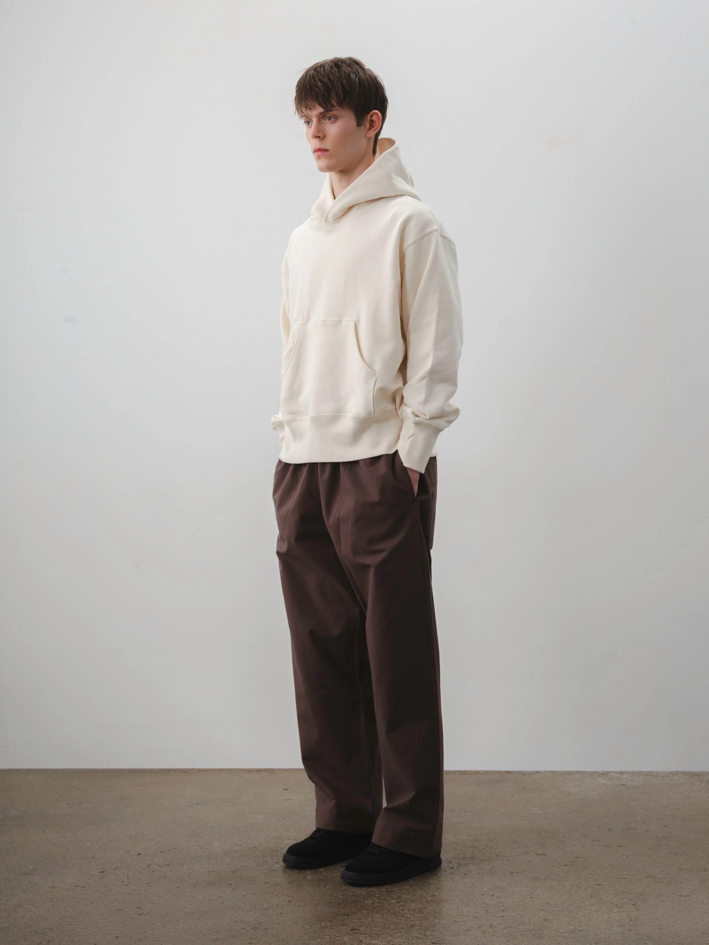 SENNA HOODED SWEATSHIRT - Sueded French Terry - Natural sold by Body of Work product image thumbnail 2