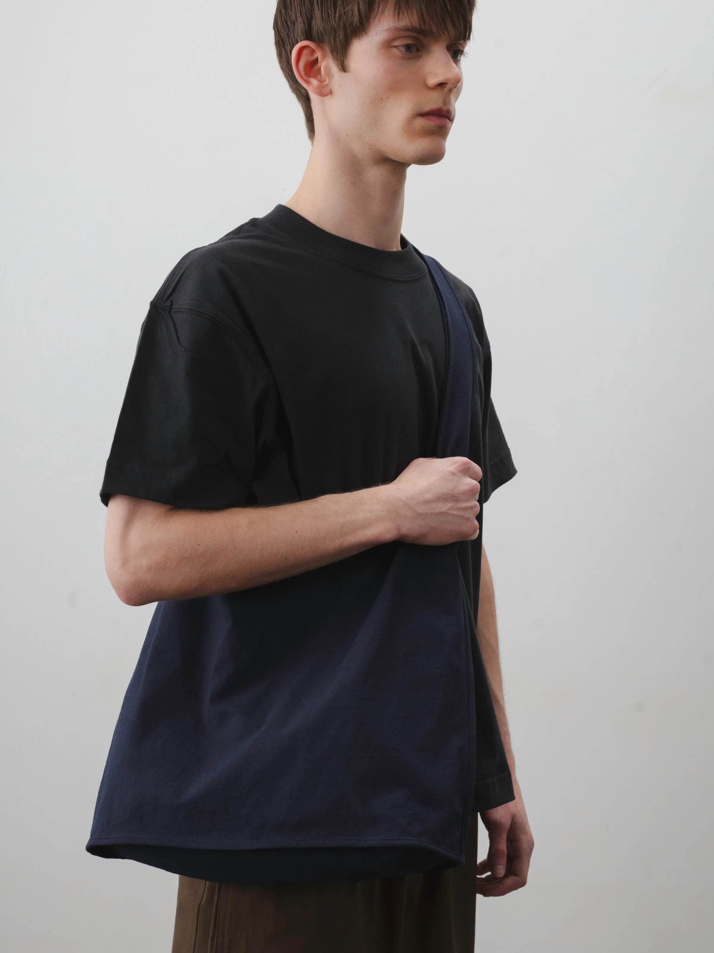 HERON BAG - Nep Cotton Linen - Navy sold by Body of Work product image thumbnail 2