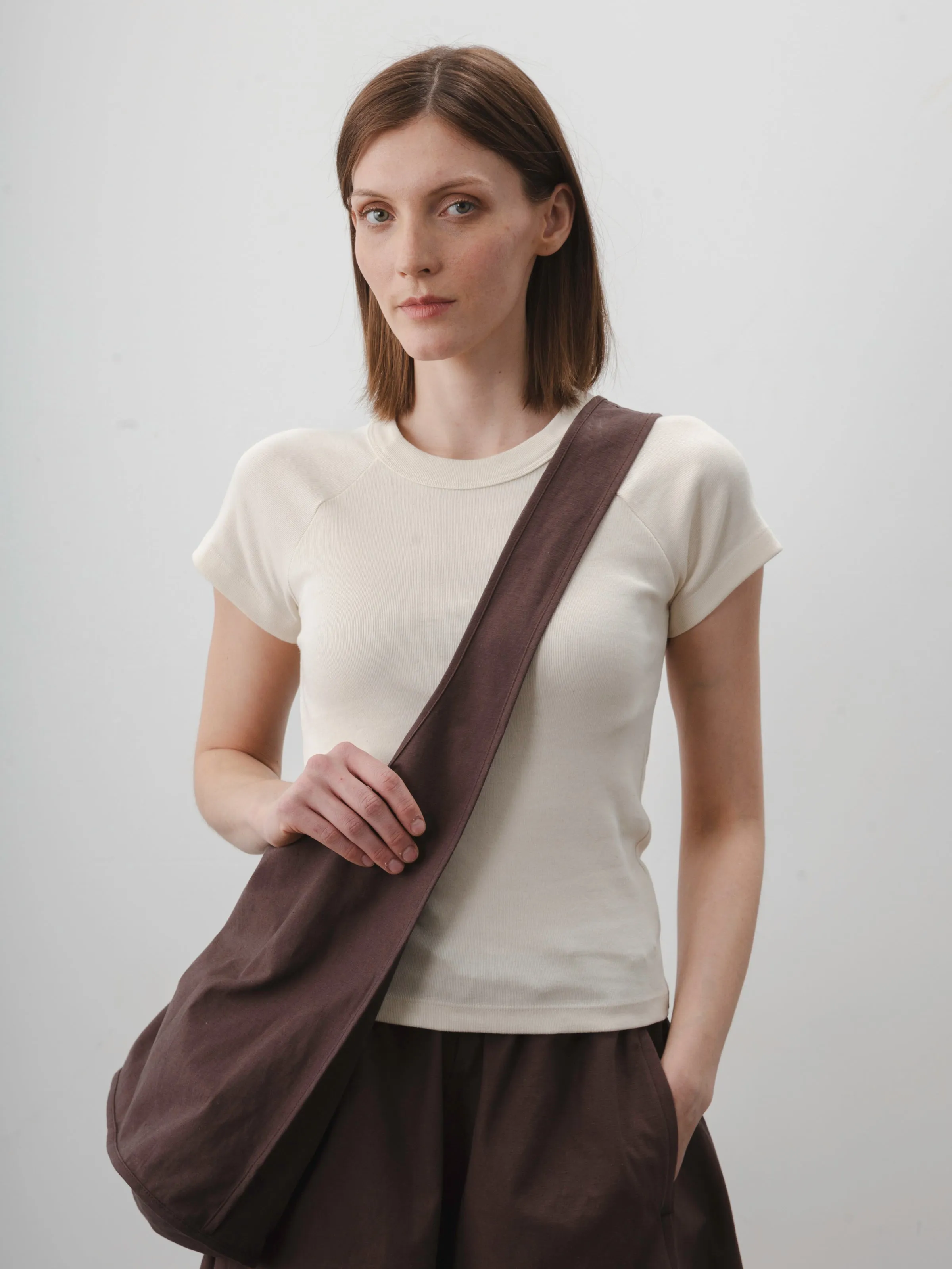 HERON BAG - Nep Cotton Linen - Mineral sold by Body of Work product image thumbnail 2
