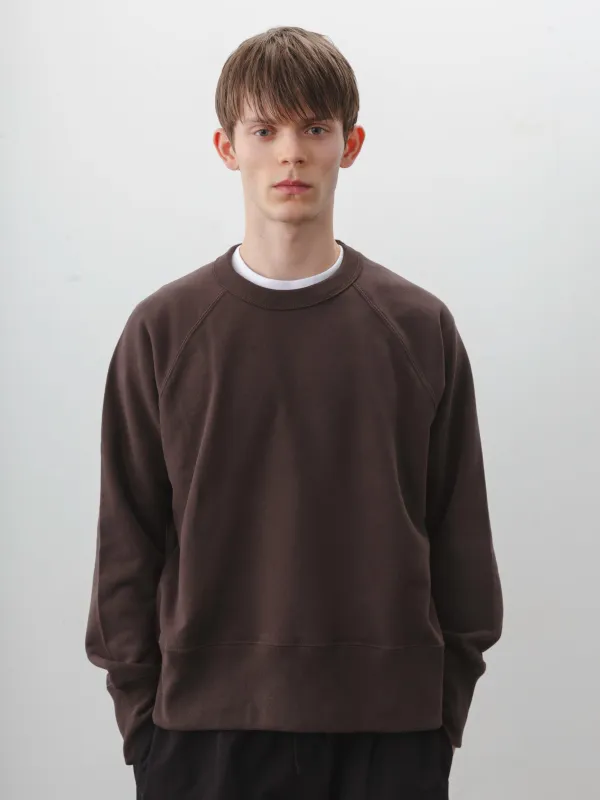 ASTER RAGLAN SWEATSHIRT - Sueded French Terry - Loam made by Body of Work