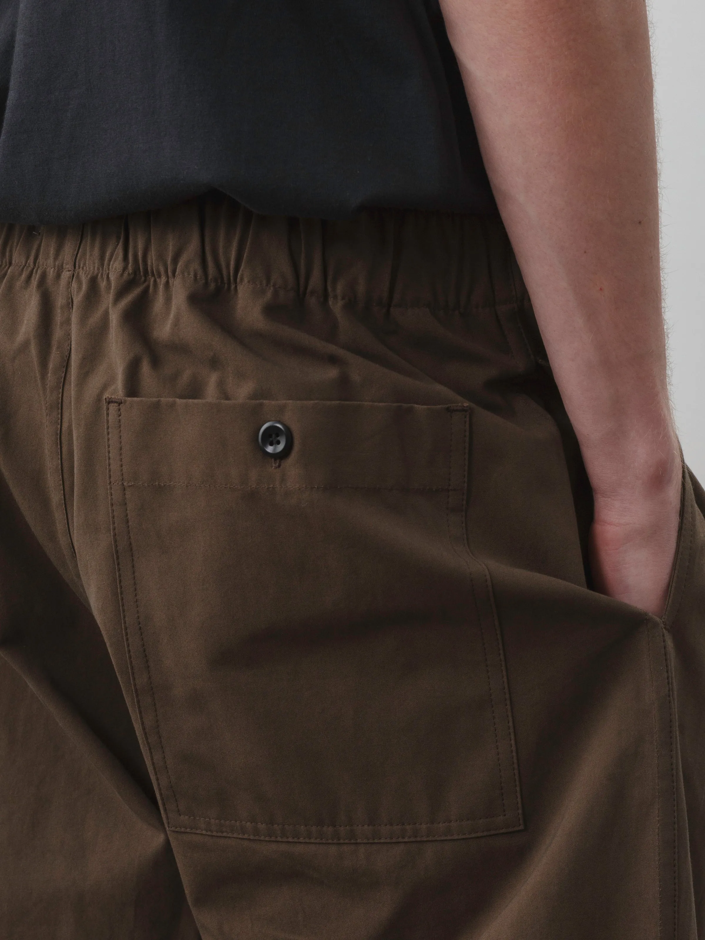 ELM PULL ON PANT - Dry Cotton Canvas - Oyster sold by Body of Work product image thumbnail 5