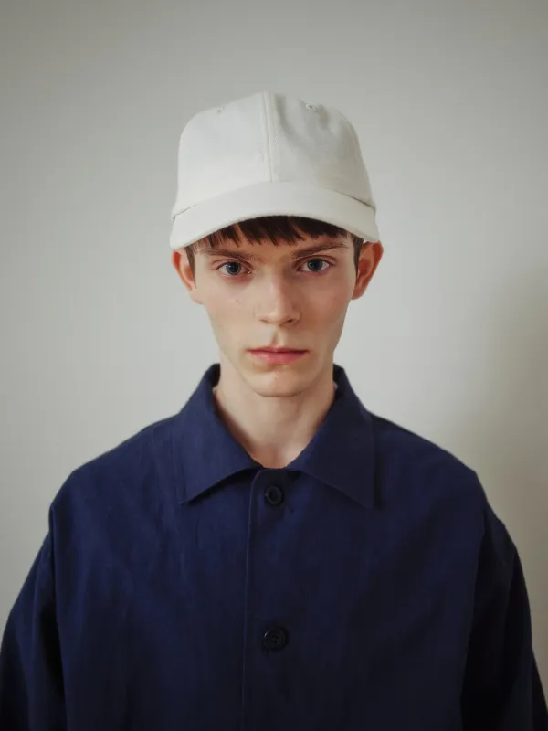 GINKGO CAP - Nep Cotton Linen - Salt made by Body of Work