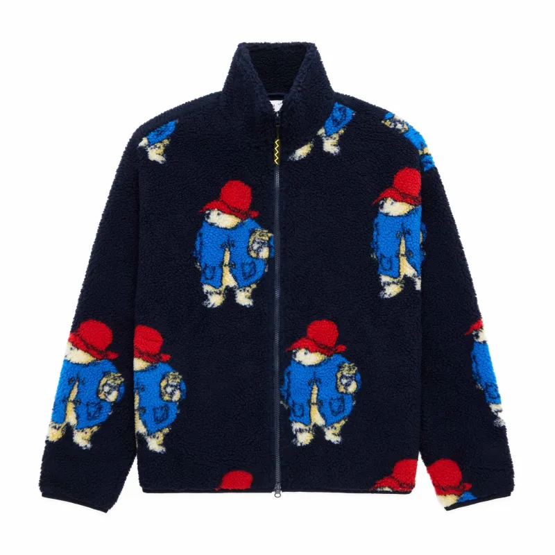 Paddington Sherpa Jacket Navy sold by Rowing Blazers