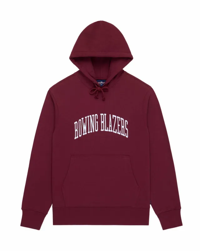 Men's Collegiate Arch Hoodie Burgundy sold by Rowing Blazers