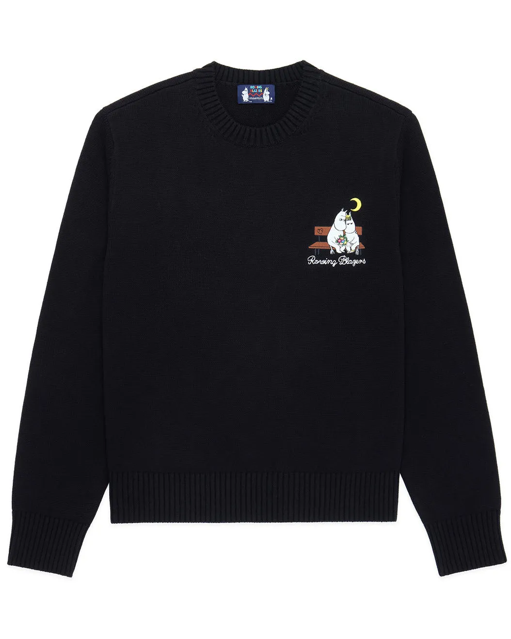 Men’s Moomin Cotton Sweater Black sold by Rowing Blazers